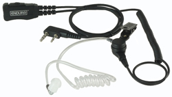 ENDURA 1 WIRE SURVEILLANCE KIT - PTT, KW1 CONNECTOR FOR KENWOOD TK2170