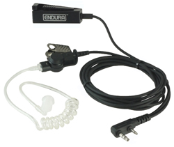 ENDURA 2 WIRE SURVEILLANCE KIT - PALM MIC, FOR KENWOOD TK2170