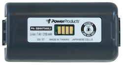 BATTERY FOR HHP DOLPHIN 7900 - 7.4V / 2500 mAh / 18.5 Wh / Li-Ion