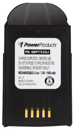 BATTERY FOR PSION / TEKLOGIX 7535 - 7.4V / 1900 mAh / 14.1 Wh / Li-Ion