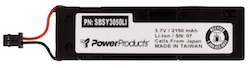 BATTERY FOR SYMBOL PSS3050 - 3.7V / 2500 mAh / 9.3 Wh / Li-Ion