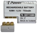 BATTERY FOR SYMBOL PDT3100 - 6.0V / 700 mAh / 4.2 Wh / NiMH